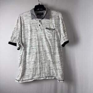 Truth Substance Common Sense Men Collard Polo Shirt Short Sleeve Sz 4XLT Black